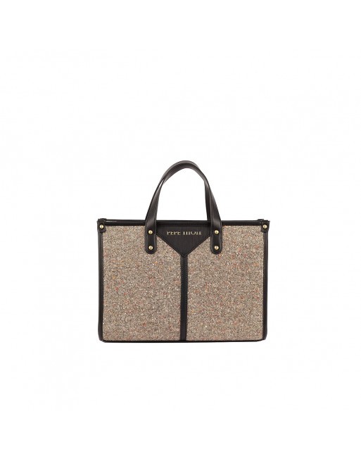 Bolso de mano lili taupe pepe Moll